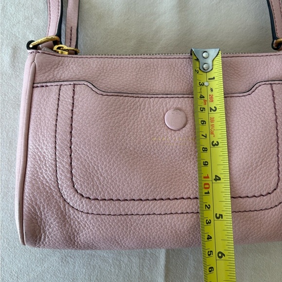 Marc Jacobs Empire City Leather Crossbody Bag Rose Light Pink - Picture 13 of 15